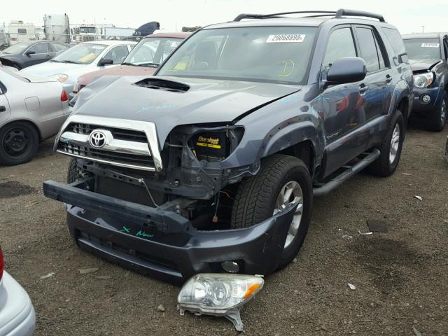 JTEZU14R970090930 - 2007 TOYOTA 4RUNNER SR BLUE photo 2