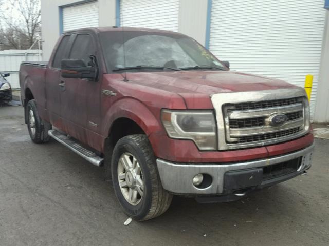 1FTFX1ET6EKF85791 - 2014 FORD F150 SUPER MAROON photo 1