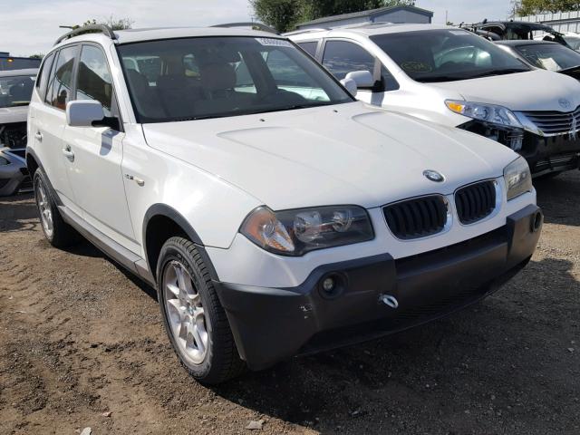 WBXPA73445WC47986 - 2005 BMW X3 2.5I WHITE photo 1