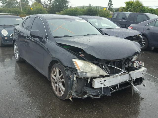 JTHBK262972030408 - 2007 LEXUS IS 250 BLACK photo 1