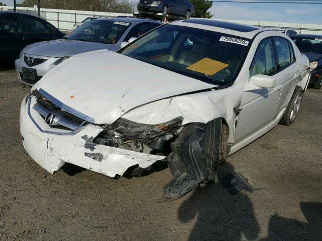 19UUA66274A052513 - 2004 ACURA TL WHITE photo 2