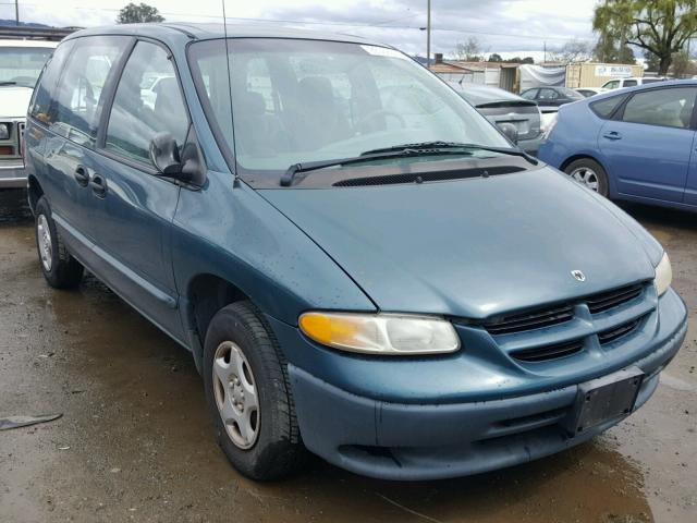 2B4FP25B3YR686609 - 2000 DODGE CARAVAN GREEN photo 1