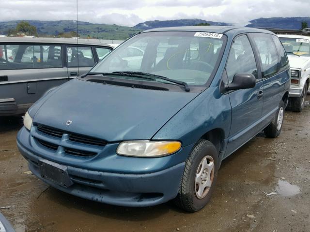 2B4FP25B3YR686609 - 2000 DODGE CARAVAN GREEN photo 2