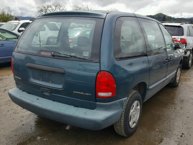 2B4FP25B3YR686609 - 2000 DODGE CARAVAN GREEN photo 4