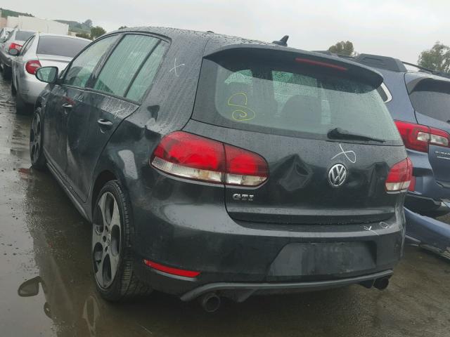 WVWHD7AJ0CW054326 - 2012 VOLKSWAGEN GTI GRAY photo 3