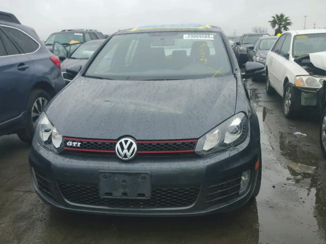 WVWHD7AJ0CW054326 - 2012 VOLKSWAGEN GTI GRAY photo 9