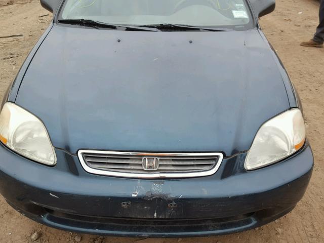 2HGEJ6670VH570885 - 1997 HONDA CIVIC LX GREEN photo 7