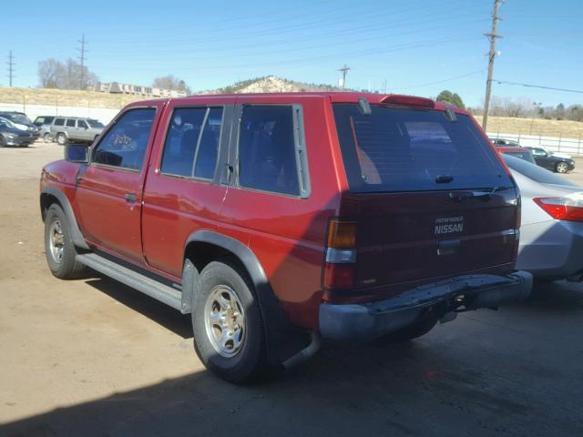 JN8HD17Y3SW104219 - 1995 NISSAN PATHFINDER RED photo 3