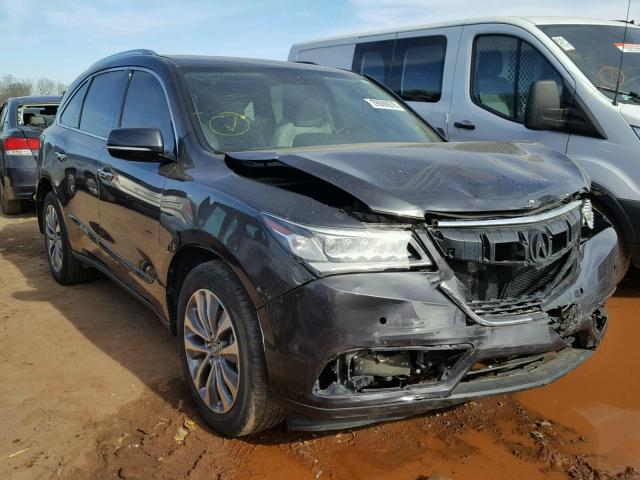 5FRYD4H44FB007807 - 2015 ACURA MDX TECHNO BLACK photo 1