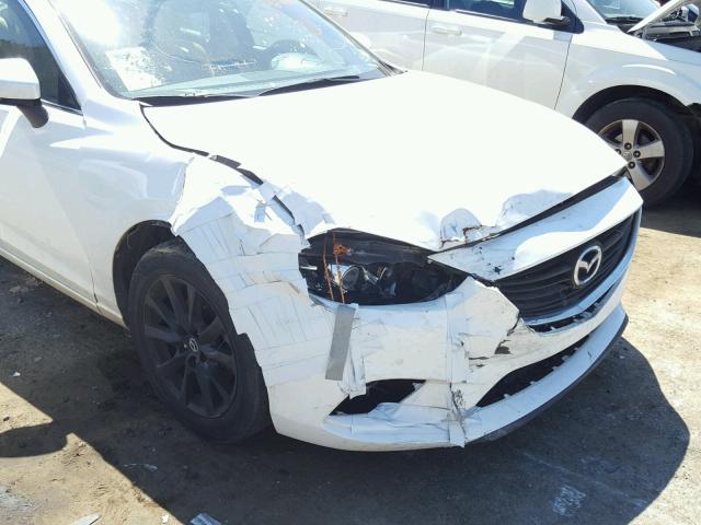 JM1GJ1U50G1461288 - 2016 MAZDA 6 SPORT WHITE photo 9