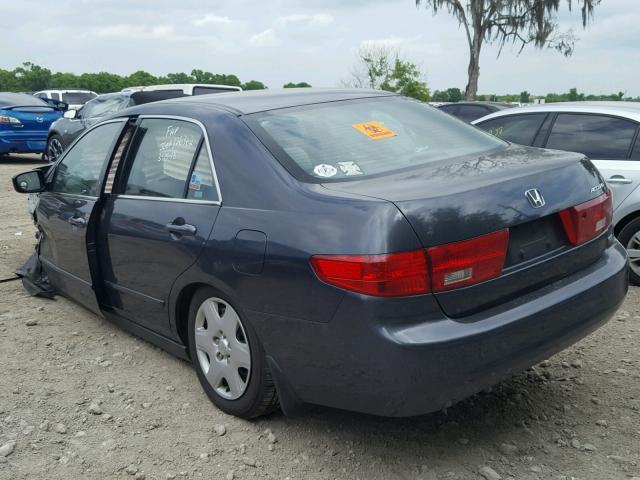 1HGCM66325A017942 - 2005 HONDA ACCORD LX CHARCOAL photo 3