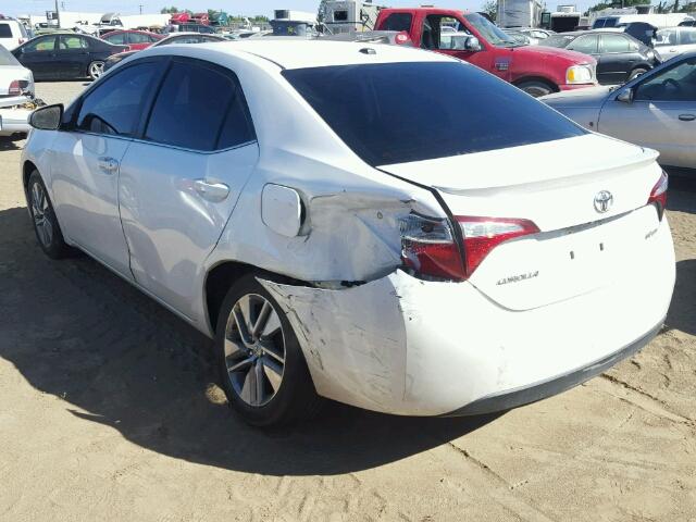 5YFBPRHE9EP077424 - 2014 TOYOTA COROLLA EC 白色 照片 3