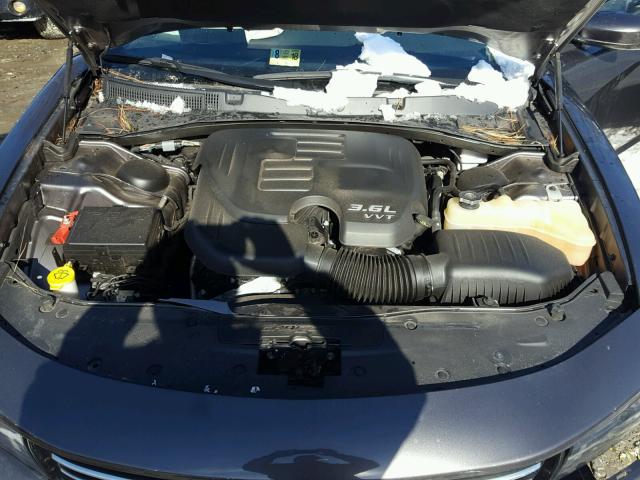 2C3CDXBG4FH790111 - 2015 DODGE CHARGER SE GRAY photo 7