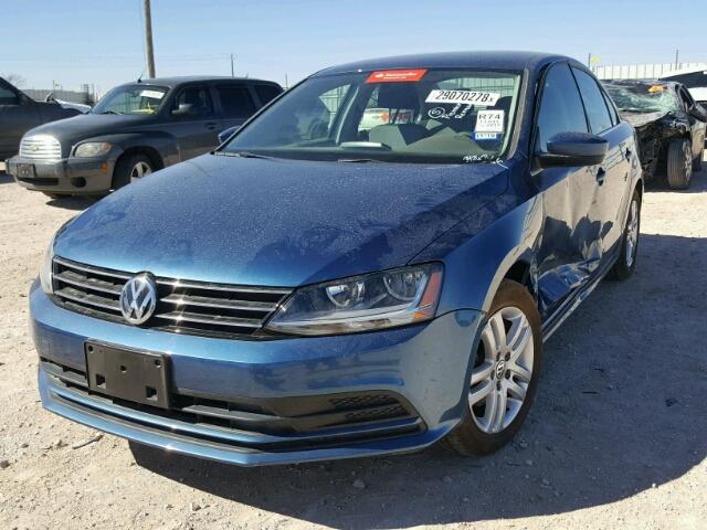 3VW2B7AJ7HM239053 - 2017 VOLKSWAGEN JETTA S 蓝色 照片 2