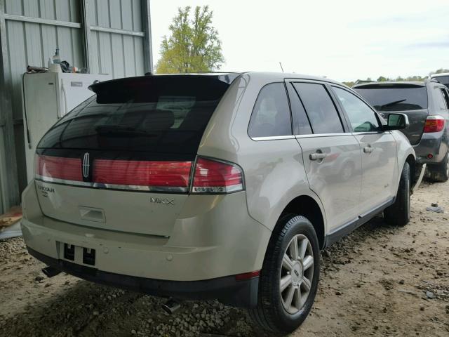 2LMDU68C27BJ30720 - 2007 LINCOLN MKX BEIGE photo 4