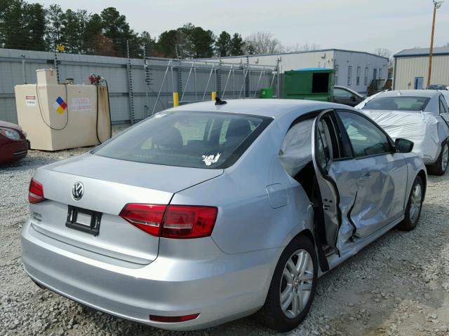 3VW2K7AJ8FM212117 - 2015 VOLKSWAGEN JETTA BASE ვერცხლისფერი ფოტო 4