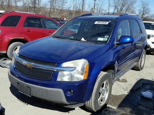 2CNDL63F566133814 - 2006 CHEVROLET EQUINOX LT BLUE photo 2