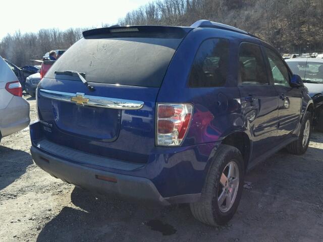 2CNDL63F566133814 - 2006 CHEVROLET EQUINOX LT BLUE photo 4