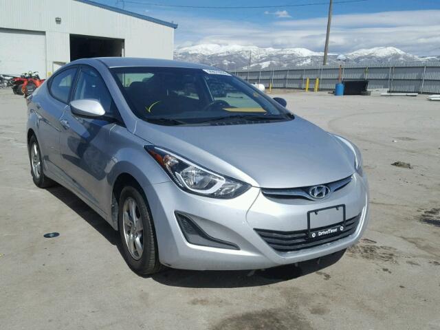 5NPDH4AE3EH509117 - 2014 HYUNDAI ELANTRA SE SILVER photo 1