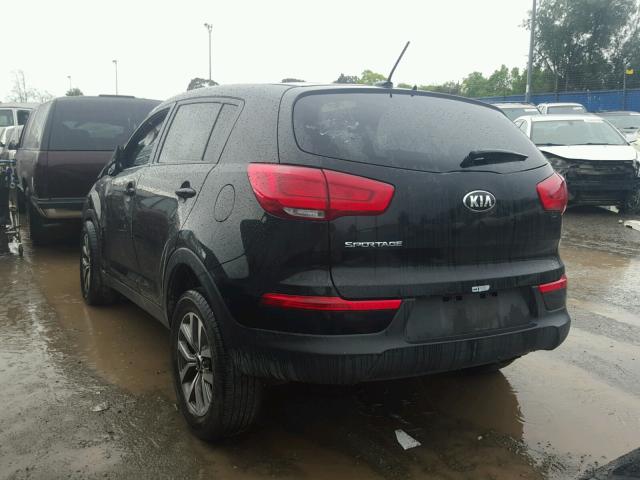 KNDPBCAC2G7864035 - 2016 KIA SPORTAGE L BLACK photo 3