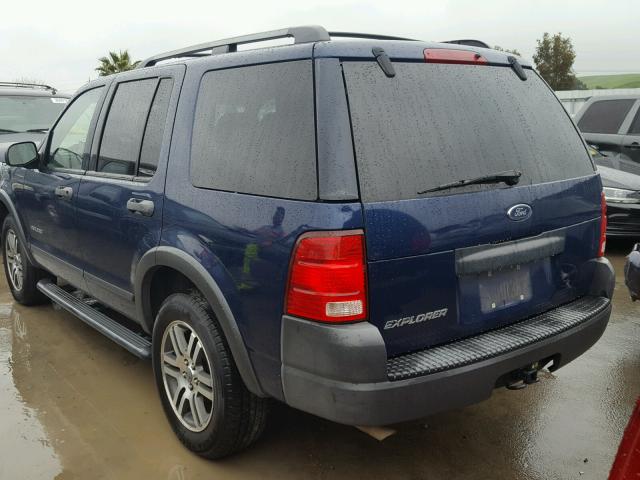 1FMZU62K84ZA21222 - 2004 FORD EXPLORER X BLUE photo 3