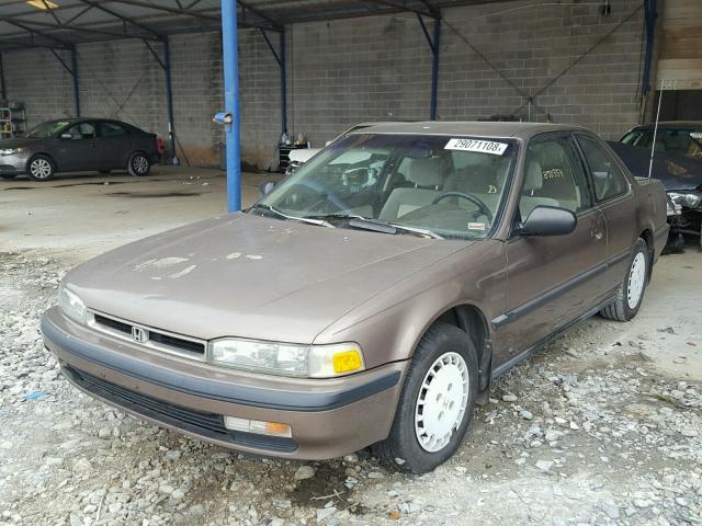 1HGCB715XLA036210 - 1990 HONDA ACCORD LX BROWN photo 2