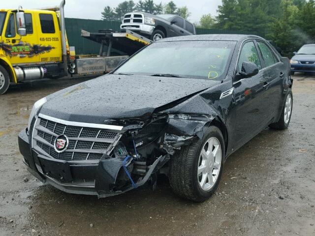 1G6DG577480208796 - 2008 CADILLAC CTS BLACK photo 2