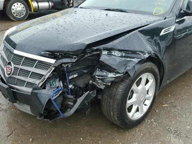 1G6DG577480208796 - 2008 CADILLAC CTS BLACK photo 9