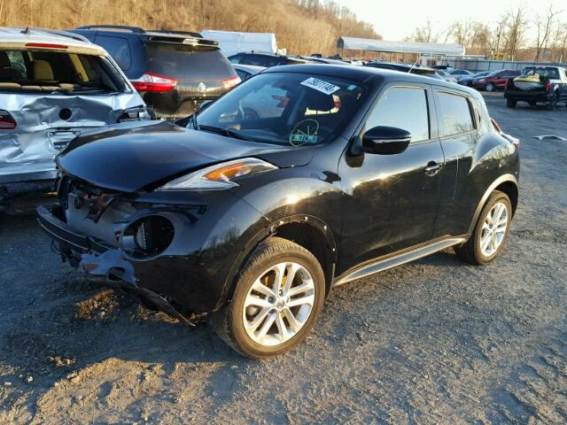 JN8AF5MVXFT550856 - 2015 NISSAN JUKE S BLACK photo 2