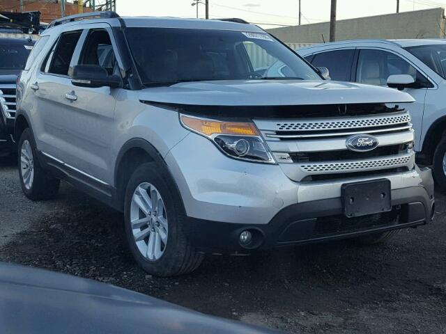 1FM5K8D80FGB64133 - 2015 FORD EXPLORER X SILVER photo 1