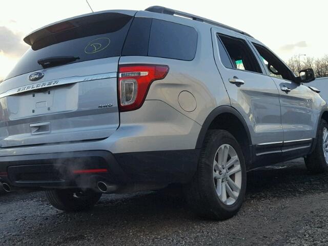 1FM5K8D80FGB64133 - 2015 FORD EXPLORER X SILVER photo 4