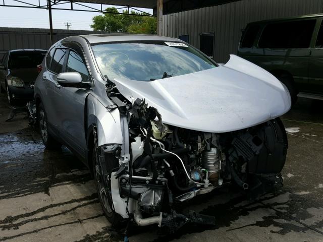 7FARW1H5XJE001112 - 2018 HONDA CR-V EX SILVER photo 1