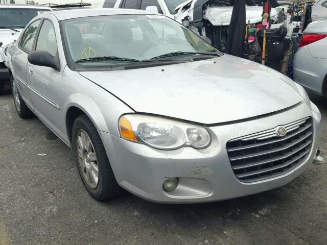 1C3EL66R25N635855 - 2005 CHRYSLER SEBRING LI SILVER photo 1