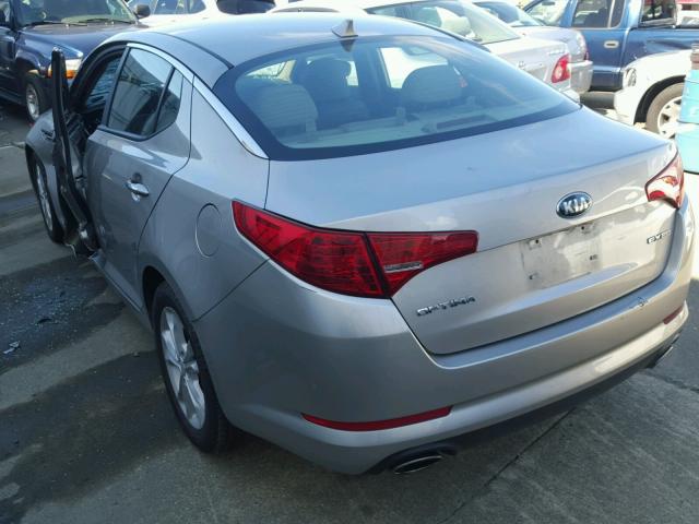 5XXGN4A74DG129284 - 2013 KIA OPTIMA EX SILVER photo 3