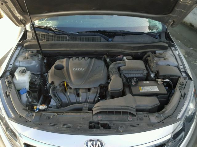 5XXGN4A74DG129284 - 2013 KIA OPTIMA EX SILVER photo 7