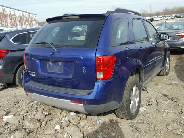 2CKDL63F166082907 - 2006 PONTIAC TORRENT BLUE photo 4