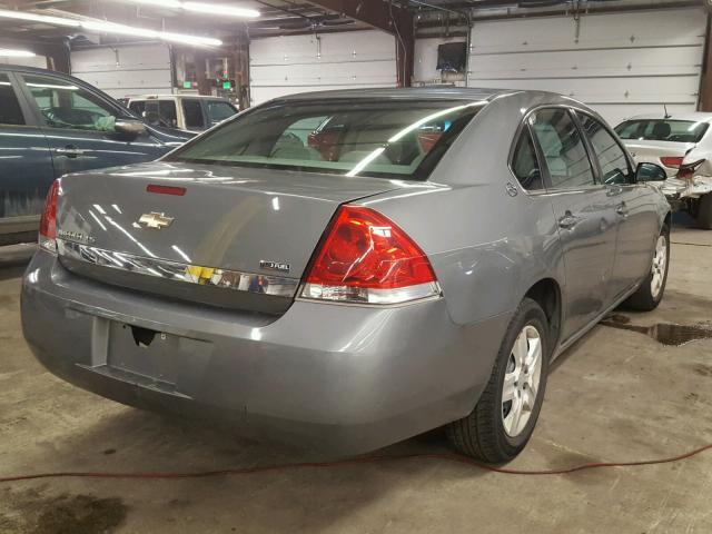 2G1WB58K089227867 - 2008 CHEVROLET IMPALA LS GRAY photo 4