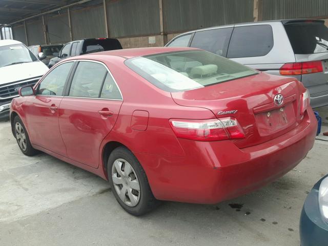 4T1BE46K57U112124 - 2007 TOYOTA CAMRY NEW RED photo 3