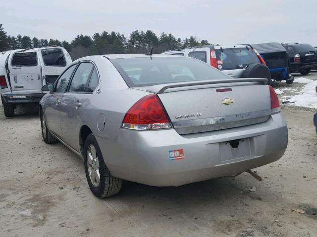 2G1WT58N889252653 - 2008 CHEVROLET IMPALA LT SILVER photo 3