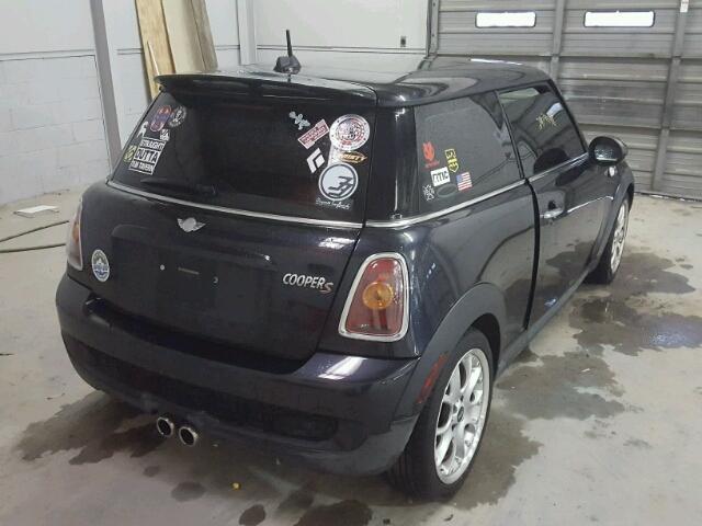 WMWMF735X8TT90807 - 2008 MINI COOPER S BLACK photo 4