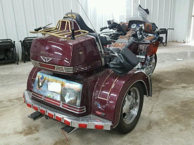 1HFSC2239XA102619 - 1999 HONDA GL1500SE/1 MAROON photo 4