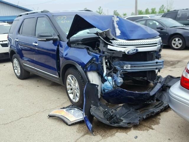 1FM5K7D88DGC58638 - 2013 FORD EXPLORER X BLUE photo 1