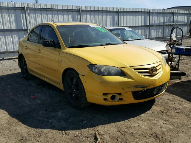 JM1BK123841127160 - 2004 MAZDA 3 S YELLOW photo 1