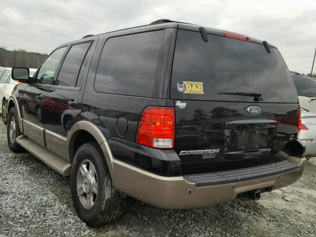 1FMRU17WX3LB77374 - 2003 FORD EXPEDITION BLACK photo 3