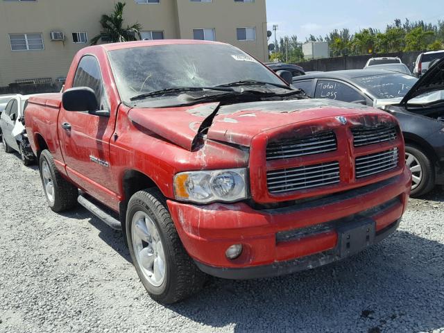 1D7HU16Z12J133565 - 2002 DODGE RAM 1500 RED photo 1