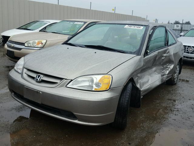 1HGEM22563L066619 - 2003 HONDA CIVIC LX GOLD photo 2