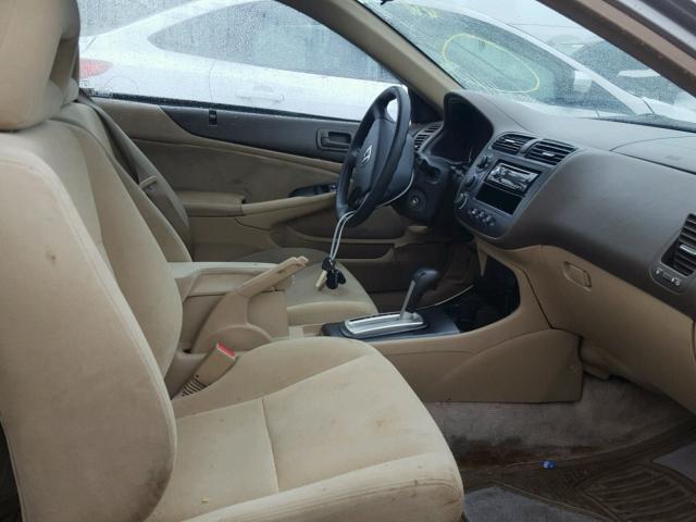 1HGEM22563L066619 - 2003 HONDA CIVIC LX GOLD photo 5