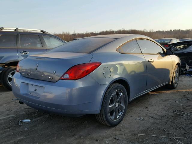 1G2ZH17N084146818 - 2008 PONTIAC G6 GT BLUE photo 4