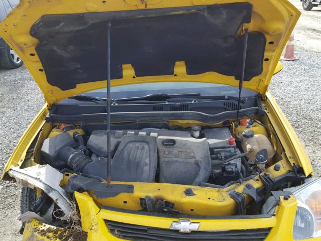 1G1AL15F467692867 - 2006 CHEVROLET COBALT LT YELLOW photo 7