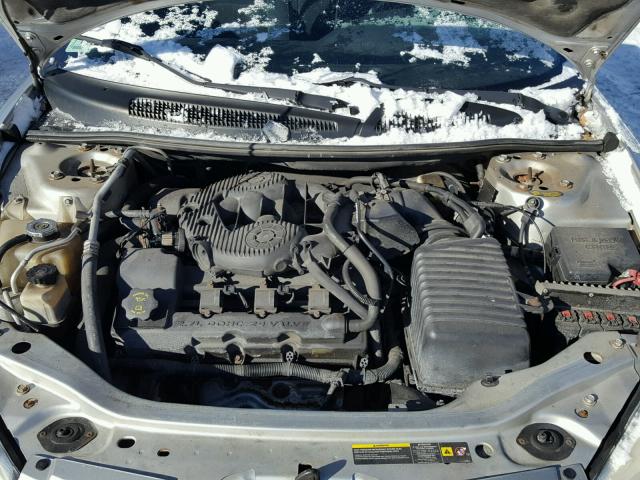 1C3EL55R74N412558 - 2004 CHRYSLER SEBRING LX SILVER photo 7